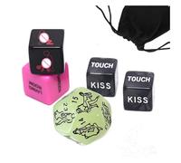 AJOHBM Couples Dice Game y - Glow in The Dark, for Date Night + Fun Conversation Starters & Romantic Challenges-Y9D09W