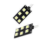 AJOHBM Éclairage Intérieur Pour Plancher De Voiture Pour VW Pour Passat B6 B7 Et Pour Golf 5 MK5/6 MK6 Avec Accessoires Canbus 2 Pièces(Blanc)