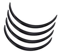 AJOHBM Élargisseur De l'aile Voiture pour B&MW Série 1 3 4 5 7 X1 X3 X4 X5 X6 Garniture De Sourcil De Roue De Voiture Bande De Garniture D'aile Accessoires Protecteur Sourcil Roue(4Pcs-Glossy Black)