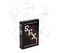 AJOHBM Jeu de Couple Interactif - Jeux de Cartes de Société, +50 Façons pour Parties de Surprise - D20Y11ZX