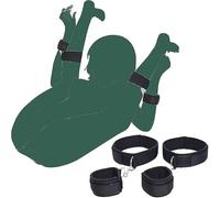AJOHBM Kit d'exercices con aux + débutants, adaptées y Plush Ceinture de réglable en Nylon Noir-5D3Y9X