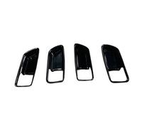 AJOHBM Poignée Porte Intérieures Garniture Décorative Noire Pour Poignée Porte Intérieure Voiture Pour Toyota Pour Corolla Pour Cross 2021 2022 Conduite À Droite.(Black)