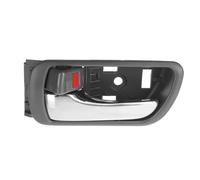 AJOHBM Poignée Porte Intérieures Poignée Porte Intérieure Avant Ou Arrière Pour Toyota Pour Camry CV36 2002 2003 2004 2005 2006 Gris Clair Et Chromé.(gauche)
