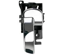 AJOHBM Poignée Porte Intérieures Poignée Porte Intérieure Chromée Avant Arrière Gauche Droite Pour Nissan Pour Navara D40 Utilitaire Pour Pathfinder R51 05 806714X02B 806704X02B(Front Rear Left)
