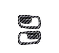 AJOHBM Pour Suzuki Pour Every 2024-2025 Poignées Porte Intérieures En ABS Noir Imitation Fibre De Carbone - Accessoires Intérieurs(ABS carbonfiber)