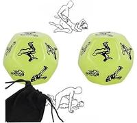 AJOHBM Sac de Rangement pour Vos soirées en Couple - 2 dés polyédriques acryliques - Y1D06WX6