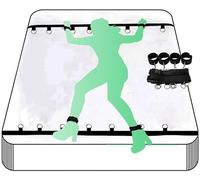 AJOHBM Sangles Réglables pour Yoga - Cheville et Poignet, Courroie Bracelet Sportif - Y1D06WX6