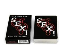 AJOHBM Spark Couple Jeu de 50 Cartes Passionnelles pour Epoux Ideal Voyage 0512