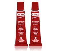 Ajona Dentifrice Médical Concentré Naturel 2 Tubes de 25 ml, Sans Saveur, Nettoyant Dentaire pour Adultes