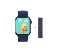 (Ajouter de l'acier bleu) Montre intelligente Iwo HW12 pour femmes, batterie de 40 mm, plus rapide que