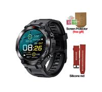(ajouter un bracelet en silicone) Montre connectée K37 GPS 360*360 Écran HD 480mAh Fitness Tracker 24H Fréquence