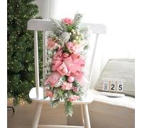 Ajoutez une pièce maîtresse festive à votre maison ou événement avec une couronne de Noël artificielle avec un charmant design d'hiver et des capacités de suspension