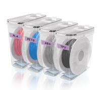 AJOYIB Boîte de Stockage pour Filament d'Imprimante 3D, Lot de 4 Boîtes de Sèchage avec Dessicant Silica Gel Réutilisable pour Bobines de 1KG PLA ABS PETG, Protection contre l'Humidité