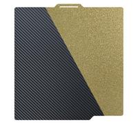 AJOYIB PEI texturé & PET lisse (Motif de fibre de carbone) Plaque de lit chauffante Lit d'impression flexible compatible avec Bambu Lab X1C / X1 / X1E / A1 / P1S / P1P