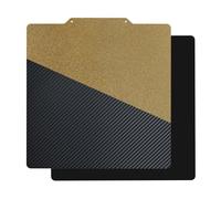 AJOYIB PEI texturé & PET lisse (motif en fibre de carbone) Plaque d'impression flexible compatible avec Artillery Genius