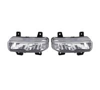 AJQBRMB Feux Avant DRL Avec Clignotants Pour Dodge Pour Ram 1500 2500 3500 2019 2020 2021 Ensemble De Phares Antibrouillard Pour Pare-choc Avant 68273291AB, 68273292AB