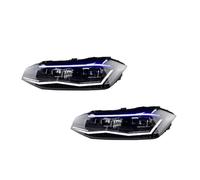 AJQBRMB Feux Avant DRL Avec Clignotants Pour VW Pour Polo Plus Pour GTI 2019 2020 2021 2022 Phares De Voiture Pleine LED Lampe Frontale DRL Lampe Frontale Ensemble De Lumière Avant