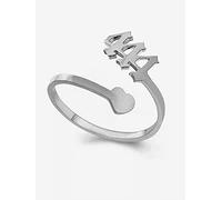 AJRUIER Engel Zahlenring für Frauen 111 222 333 444 555 777 999 Numerologie Ring Schmuck, Nummer 444 Ring