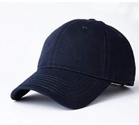 AJSJ Casquette De Sport De Grande Taille À L'Extérieur 100% Coton Plaine Golf Bon Chapeau De Soleil Homme Casquette De Baseball De Grande Taille 55-60Cm 60-65Cm, Bleu Profond, 60-65Cm