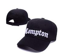 AJSJ City Crip NWA Eazy-E Compton Casquette De Skateboard Hip Hop Fashion Casquettes De Baseball Ajuster Le Chapeau À Bord Plat, Noir