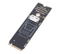 AJTUTUS Convertisseur M.2 vers Oculink, prend en charge les disques durs U.2/U.3 SFF 8639, convertisseur de styles d'insertion arrière haute vitesse 64 Gbps