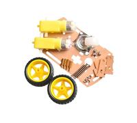 AJTUTUS Ensemble de châssis robotique programmable pour Accessoires | Châssis robotique programmable avec moteur à composants interchangeables pour accessoires éducatifs, assemblage
