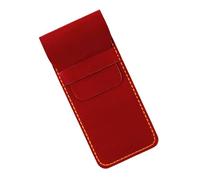 AJTUTUS Étui pour stylos, Compartiments réglables, Design, Red | Organisateur de stylos en cuir, rangement Portable multi-poches pour hommes et femmes, bureau, essentiel d ' écriture