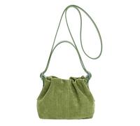 AJTUTUS Grand sac à bandoulière tendance en daim rétro avec poignée sur le dessus pour le travail décontracté et les voyages, Vert