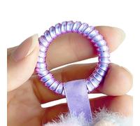 AJTUTUS Lot de 6 porte-clés sécurisés en silicone pour poupée - Design souple et flexible - Plusieurs choix de couleurs pour enfants et adultes, Tel que montré, taille unique