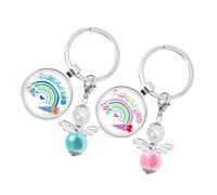 AJTUTUS Porte-clés élégant en forme d'abeilles - Accessoire de bijoux élégant spécial pour un anniversaire ou Noël, 6, taille unique