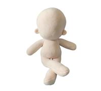 AJTUTUS Poupée câline Douce de 30 cm, Corps de poupée en Coton | Corps de poupée en coton de 12 pouces, Base de poupée en peluche déshabillée, habillage de couture et projet