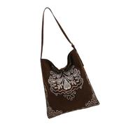 AJTUTUS Spacieux sac à main en daim sous les aisselles tendance sac à main décontracté sac de travail pour un usage quotidien et essentiel de voyage, café