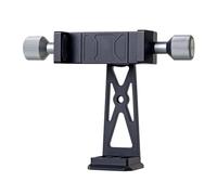 AJTUTUS Support de trépied pour téléphone portable, adaptateur de trépied pour smartphone en aluminium avec griffe, pince de support de téléphone portable à 360°