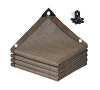 AJTXCSFOQL Filet d'ombrage de Jardin, Voile d'ombrage avec œillets, 85% Protection Solaire résistante aux UV, Toile Pergola pour Plantes, Serre, Grange, extérieur de Cour(4 x 5m)