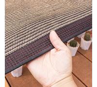 AJTXCSFOQL Marron Filet D'Ombrage Toile Pergola, Pare-Soleil 80% Tissu D'Ombrage, Voile Ombrage pour La Couverture Végétal Serre Pergola Jardin Abri D'auto Pet House Lawn Patio(4 x 5m)