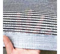 AJTXCSFOQL Voile d'ombrage Aluminium Filet d'ombrage Extérieur avec œillets, Toile de Protection Solaire pour Jardin/Plantes, Refroidissement Respirant Serre/Poulailler(3 x 3.0m)