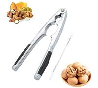 Ajuanbazha Casse Noix, Casse Noix sans Effort avec Aiguille de Crabe, Casse Noisette Inoxydable, Casse Noix et Noisettes pour Noix, Noisettes, Amandes, Noix du Brésil ou Autres Écrous