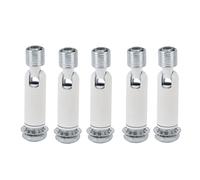 AJUNJIIL Adaptateur de lampe de plafond en pente Strong Matériau de fer réglable 180 ° pour divers éclairage M10 Péran externe (Blanc)