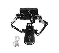 AJUNJIIL Lampe Frontale, pour l'exploration en Plein air, pour Le Camping, Puissant Phare à capteur LED étanche Rechargeable, 2000 Lumens Lumineux, 5 Modes d'éclairage, Chargement