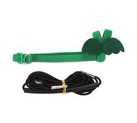 Ajunjiil Parrot Harness Lash, Ajustement de Morsure élastique, Une Corde de Traction d'oiseau Ergonomique pour Animaux de Compagnie, pour Les perroquets avec Conception d'ailes (Green)