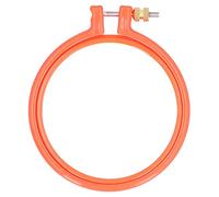 AJUNJIIL point de croix broderie, pour le bricolage, en plastique coloré cerceau anneau, Multi taille Art couture cadre, Starter Kit fournitures (4 pouces)