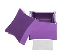 AJUNJIIL pour accessoires de billard, porte-craie en aluminium, étui de transport à clip magnétique, pour queue de billard, taille 3 cm/1,2 pouces, poignée magnétique forte, (Violet)