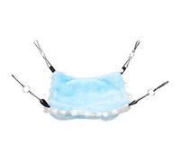 AJUNJIIL pour Hamster, pour Planeur de Sucre, hamac en Peluche pour Animaux de Compagnie, nid Chaud, lit de Couchage Suspendu, matériau Souple, Design Confortable, Housse Lavable, (L)