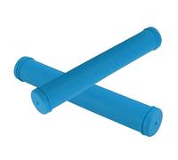 Ajunjiil pour le guidon à vélo, absorbant les chocs, ajustement confortable flexible et universel, pour les vélos papillon, 2 pièces ensemble (Bleu)