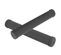 Ajunjiil pour le guidon à vélo, absorbant les chocs, ajustement confortable flexible et universel, pour les vélos papillon, 2 pièces ensemble (Gris)