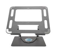 AJUNJIIL Pour le support d'ordinateur portable, angle et hauteur réglables, base non glissante, métal, pour la lecture, support de colonne de carnet pour téléphone mobile de tablette