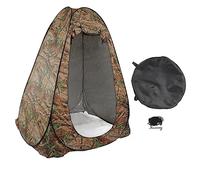 AJUNJIIL pour Tente de Douche Portable, Conception Pliable, légère, Durable, Cadre en Acier, matériau Polyester, pour Camping randonnée pêche, avec Sac de Rangement et Accessoires