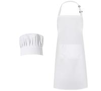 AJUNLKVDR Costume de cuisinier pour homme, toque de chef pour homme, unisexe, costume de cuisinier, bonnet de cuisinier, chapeau de cuisine réglable, chapeau de cuisine, chapeau professionnel, filet à