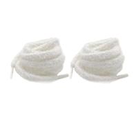 AJUNLKVDR Lot de 1 Paires de Lacet Peluche Lacet Fluffy - 120 cm Ronds,Épais,Lacets de Sport,Lacets de Campus - Élastiques Universels,Doux de Rechange,Taille Unique