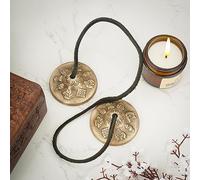 Ajuny Tibétain Tingsha Cymbales Cloche Bouddhiste Méditation Yoga Cloches En Relief Manjira Instrument de Musique Meilleures Idées Cadeaux